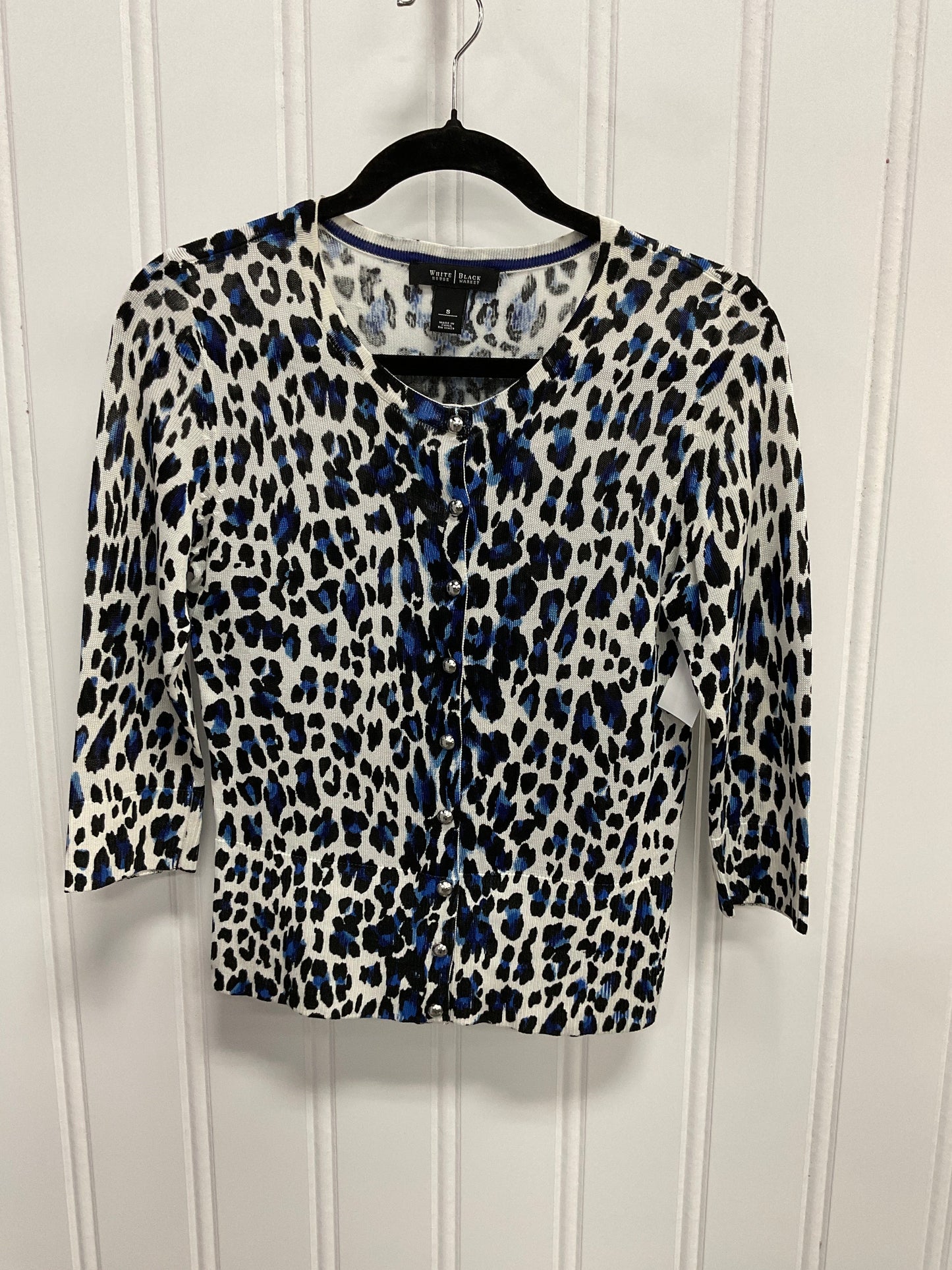 Cardigan By White House Black Market In Leopard Print, Size:S