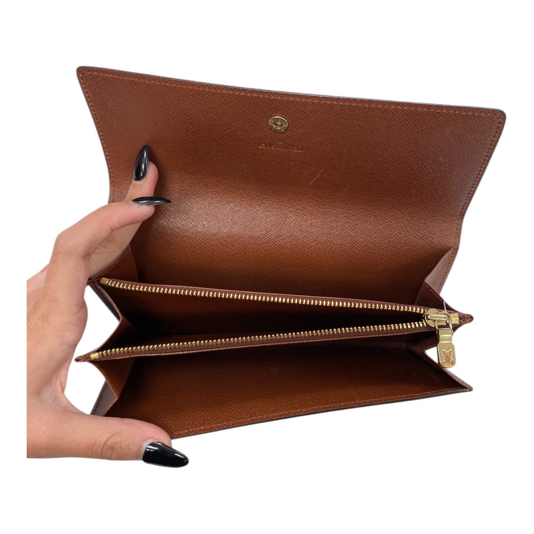 Wallet Luxury Designer By Louis Vuitton, Size: Large