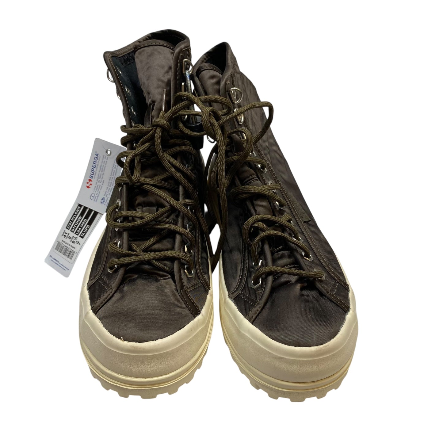 Shoes Sneakers By Superga In Green, Size:9.5