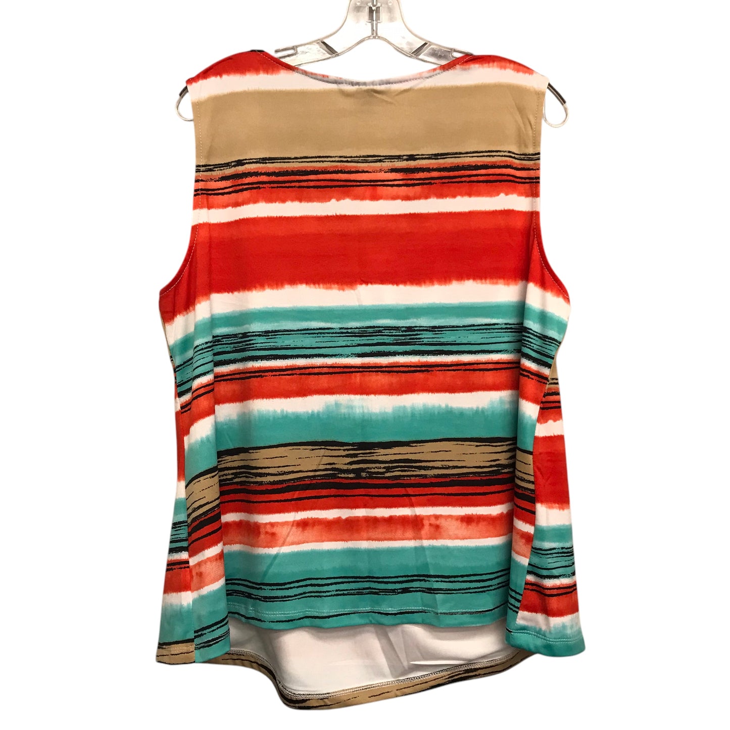 Top Sleeveless By Danillo Studio In Multi, Size:2X