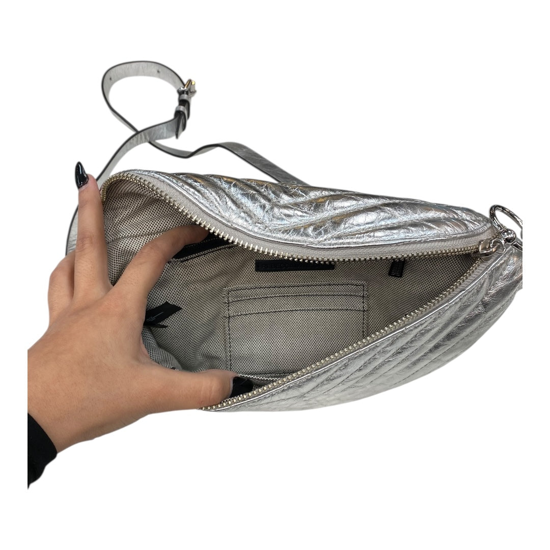 Belt Bag Designer By Rebecca Minkoff In Silver, Size:Large