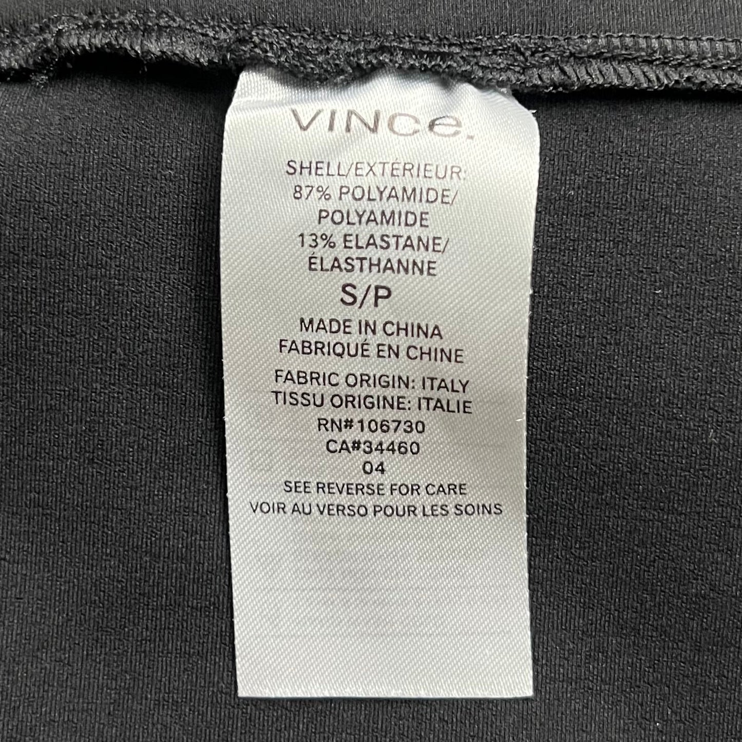 Pants Leggings By Vince In Black, Size: S