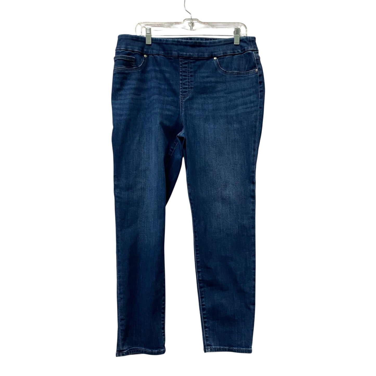 Jeans Straight By Chicos In Blue, Size:12