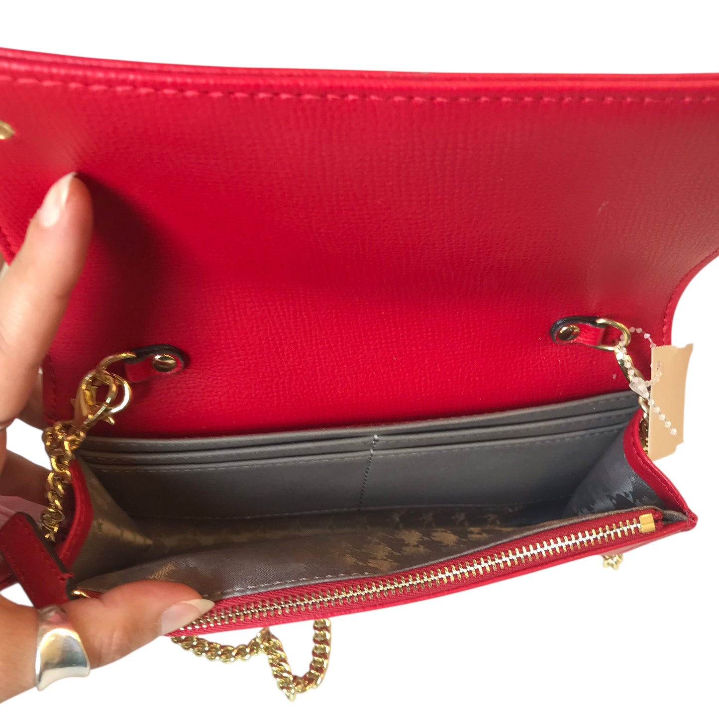 Crossbody Designer By Karl Lagerfeld In Red, Size:Small