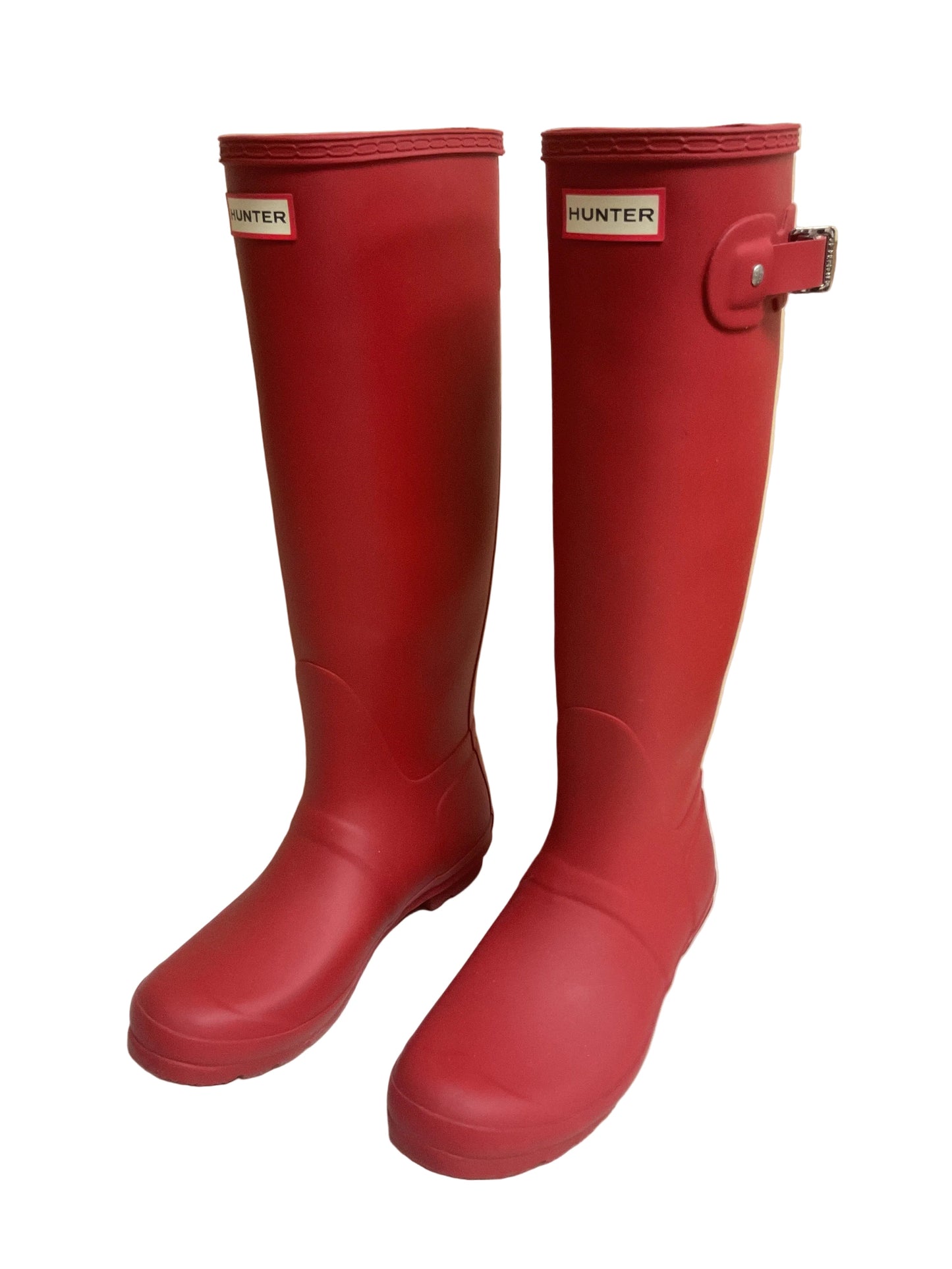 Boots Designer By Hunter In Red, Size:8
