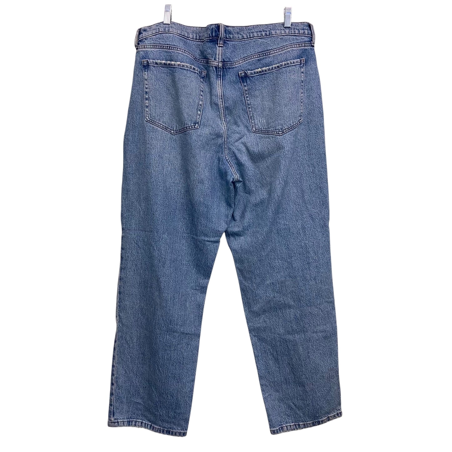 Jeans Straight By Banana Republic In Blue Denim, Size:16