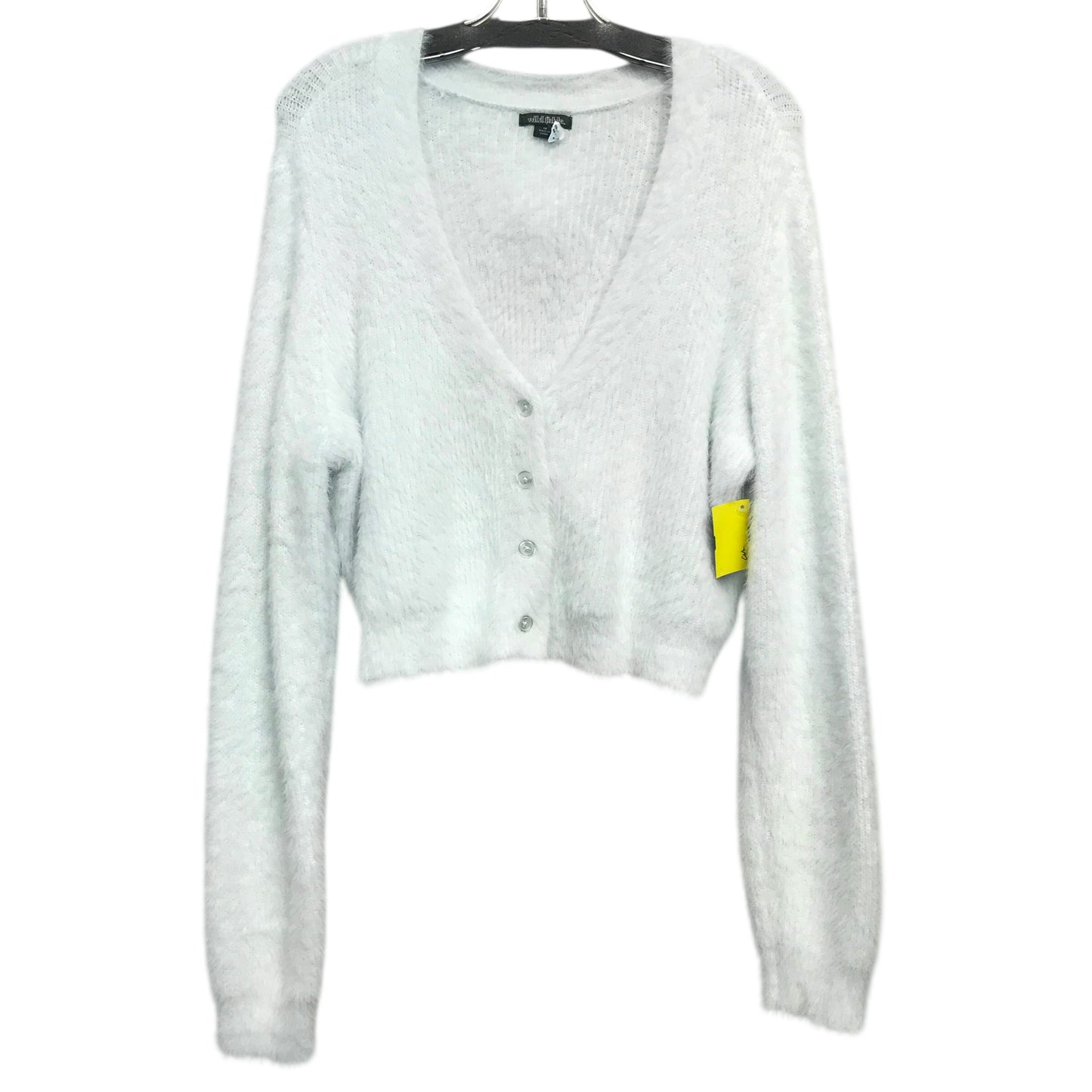 Sweater Cardigan By Wild Fable In Blue, Size:1X