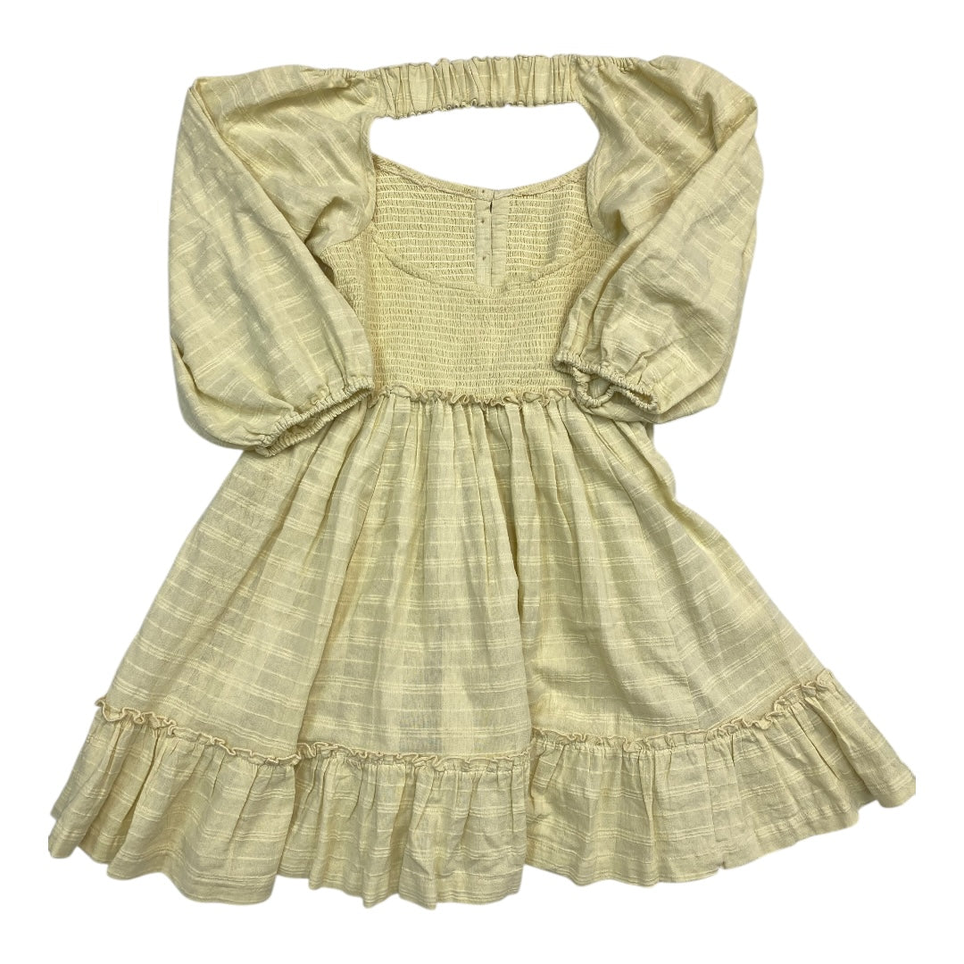 Dress Casual Short By Free People In Yellow, Size:Xl