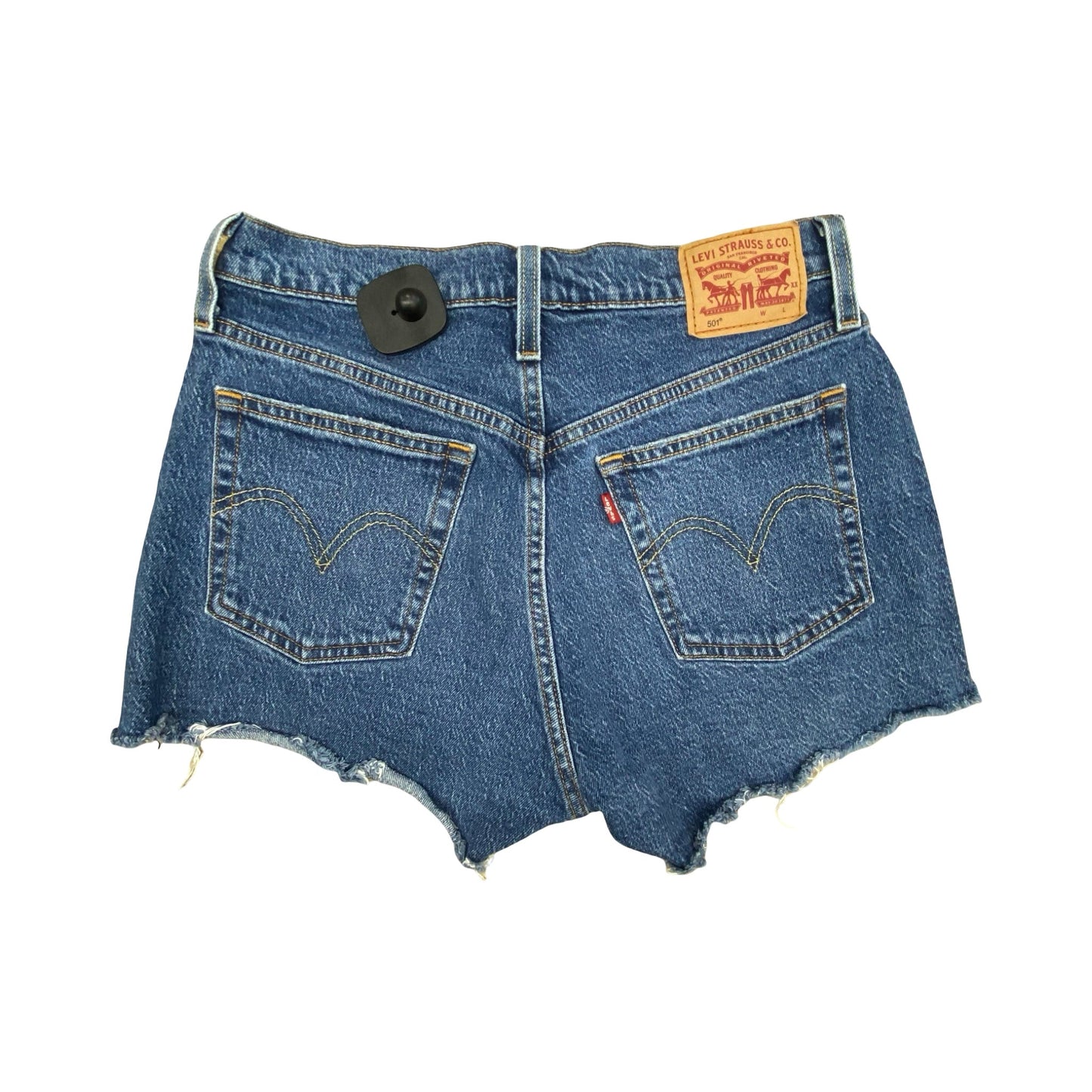 Shorts By Levis In Blue Denim, Size:6