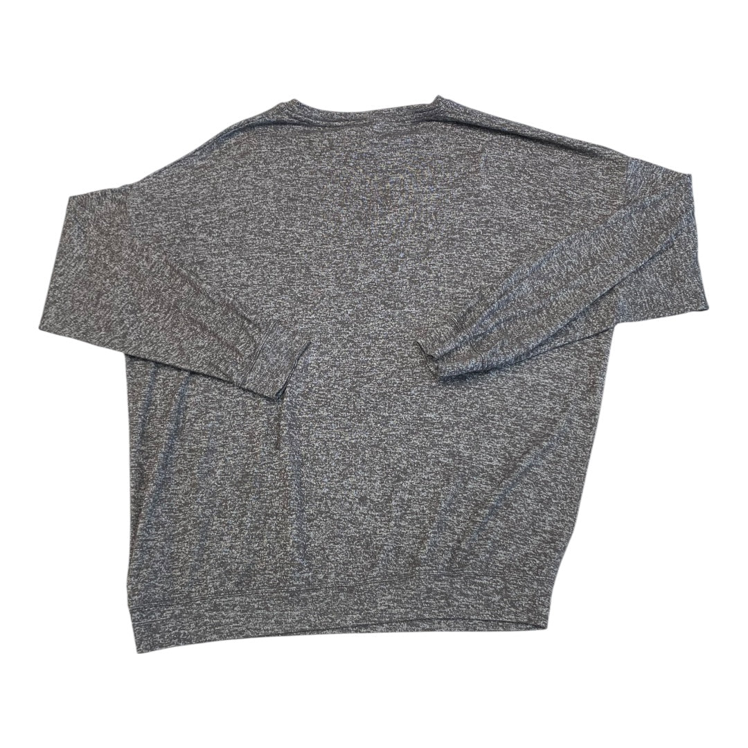 Athletic Top Ls Crewneck By Athleta In Grey, Size:M