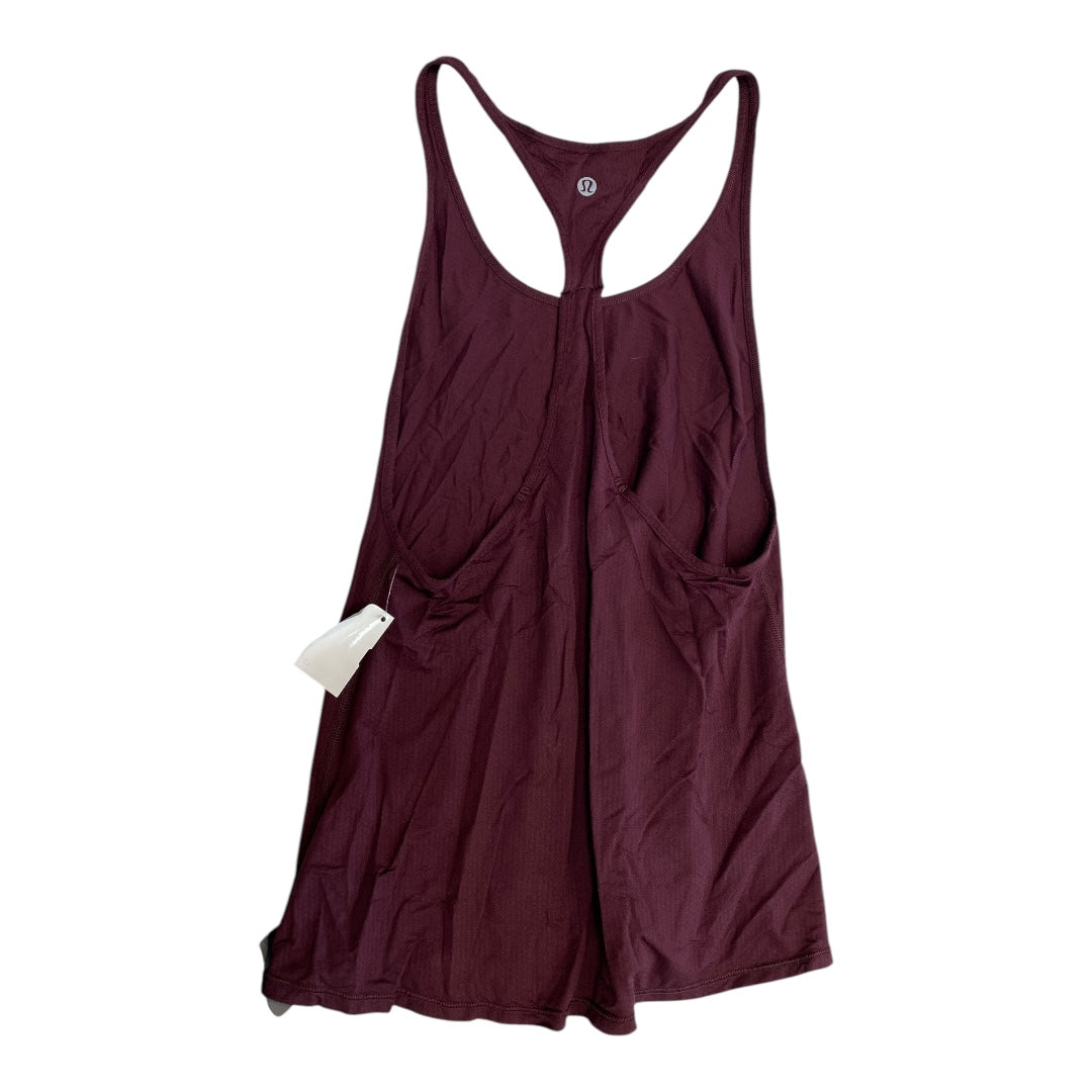 Athletic Tank Top By Lululemon In Purple, Size:S