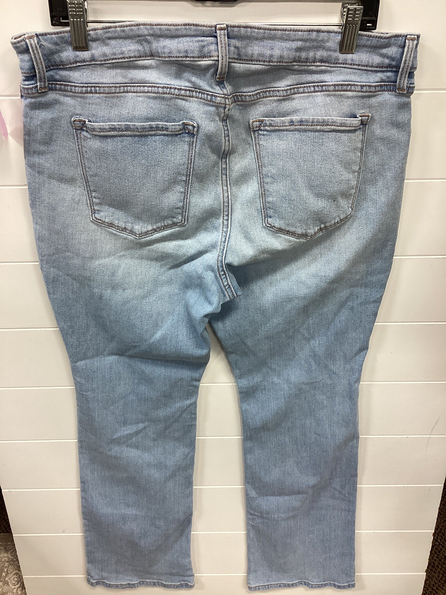 Jeans Boot Cut By Old Navy In Blue Denim, Size:16