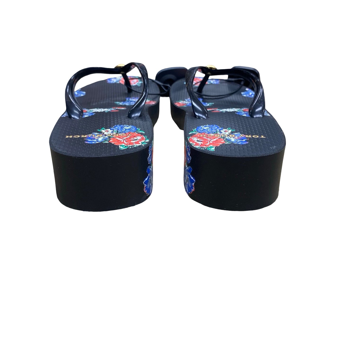Sandals Designer By Tory Burch In Floral Print, Size:9
