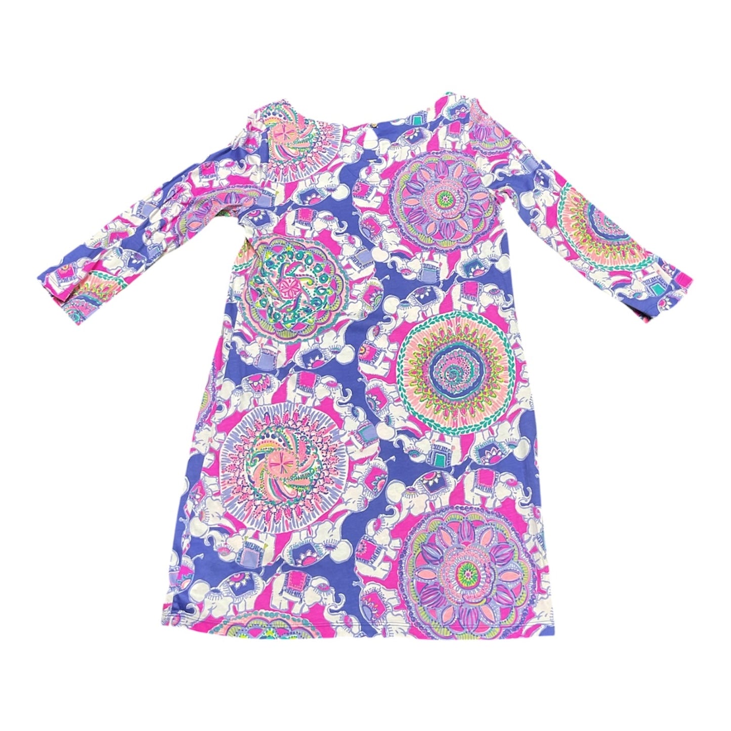 Dress Designer By Lilly Pulitzer In Pink & Purple, Size:L