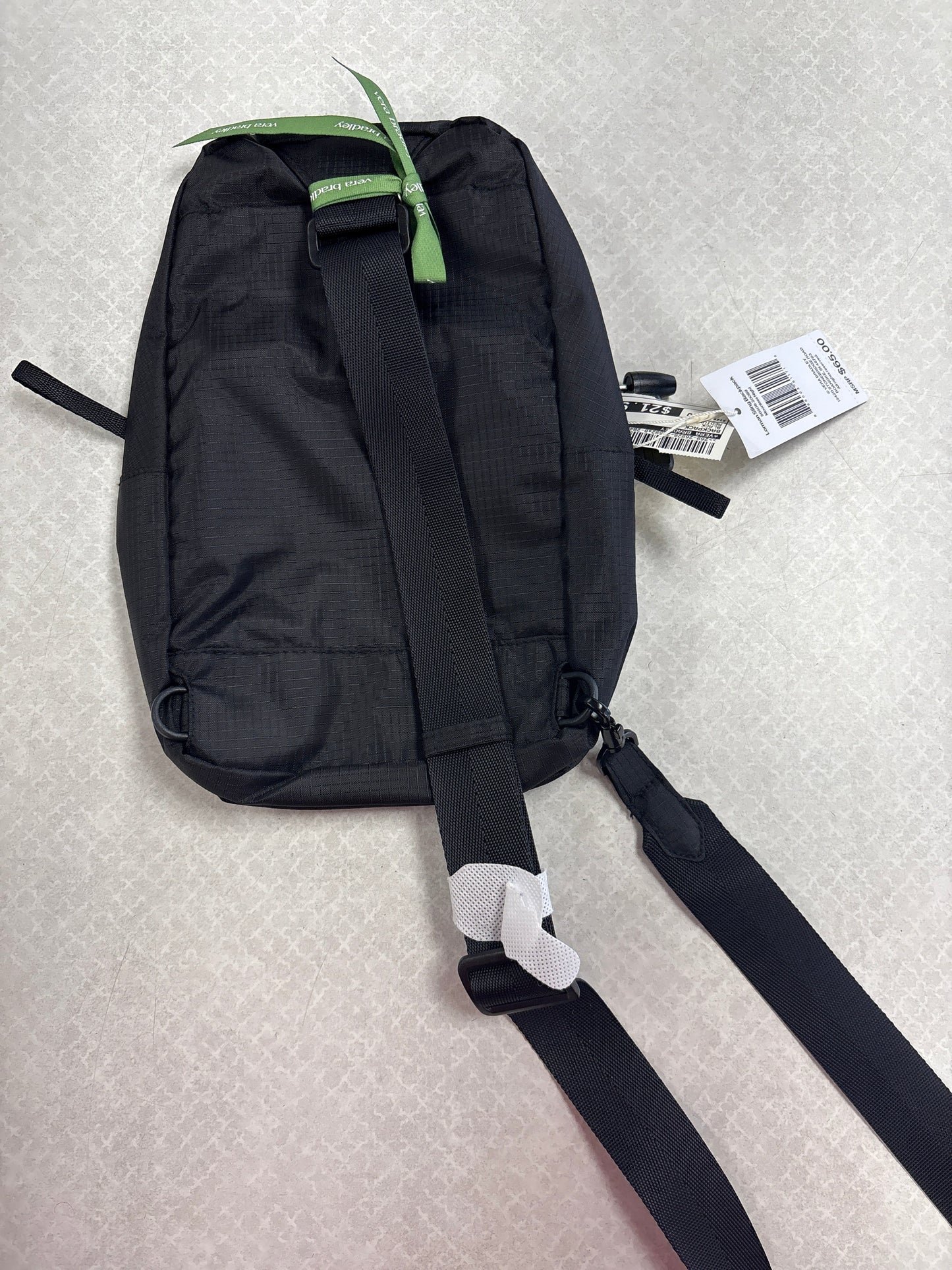 Backpack By Vera Bradley In Black, Size:Medium