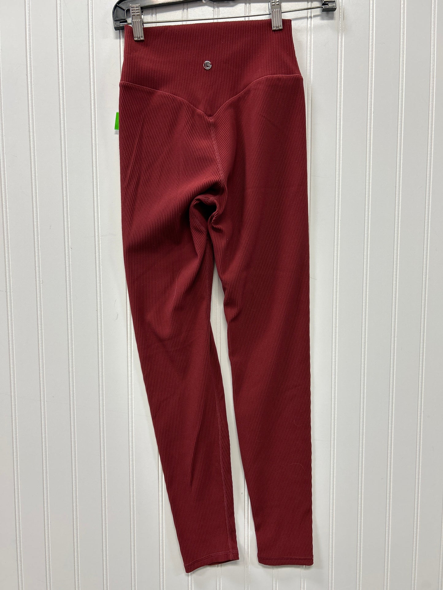 Athletic Leggings By Buffbunny In Red, Size:M