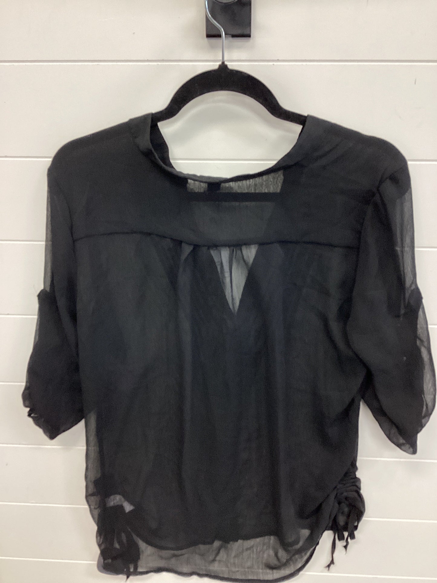 Blouse Ls By Vanity In Black, Size:L