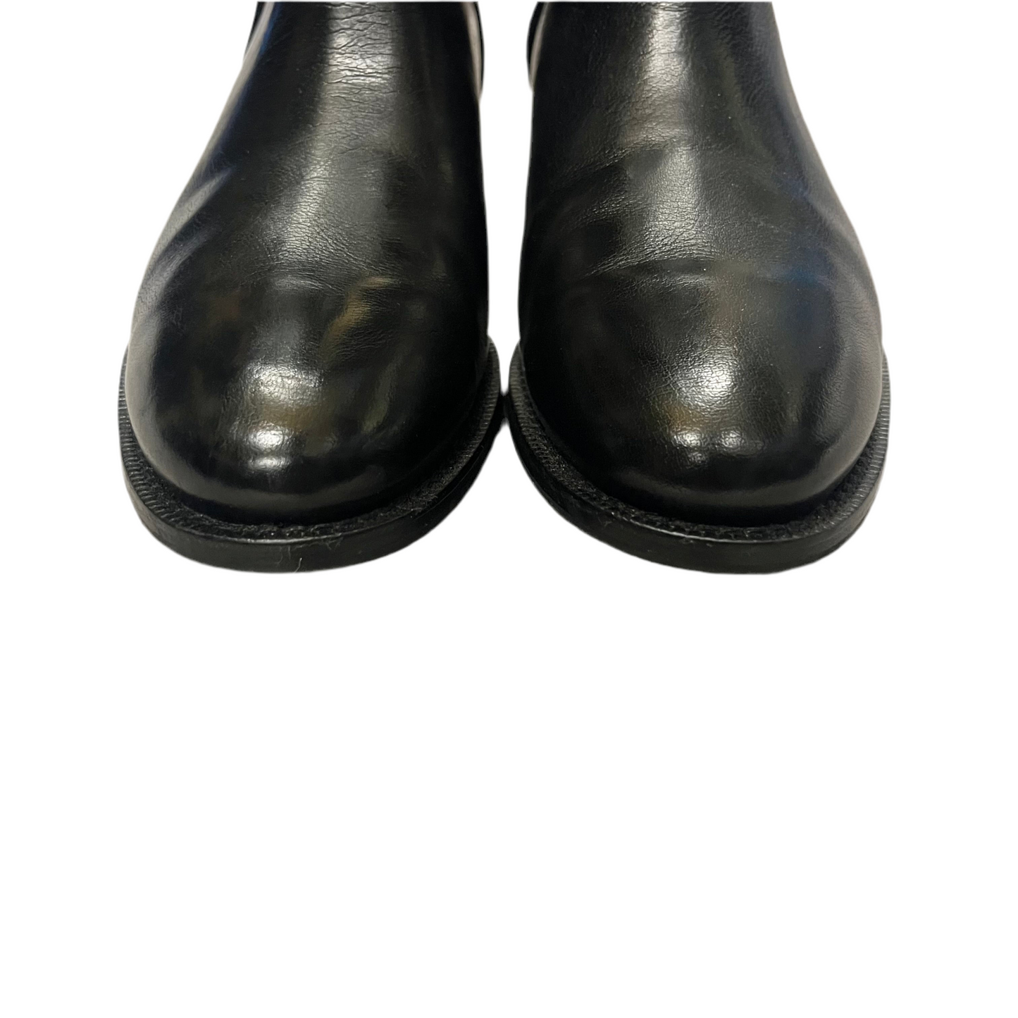 Boots Luxury Designer By Burberry In Black, Size: 9