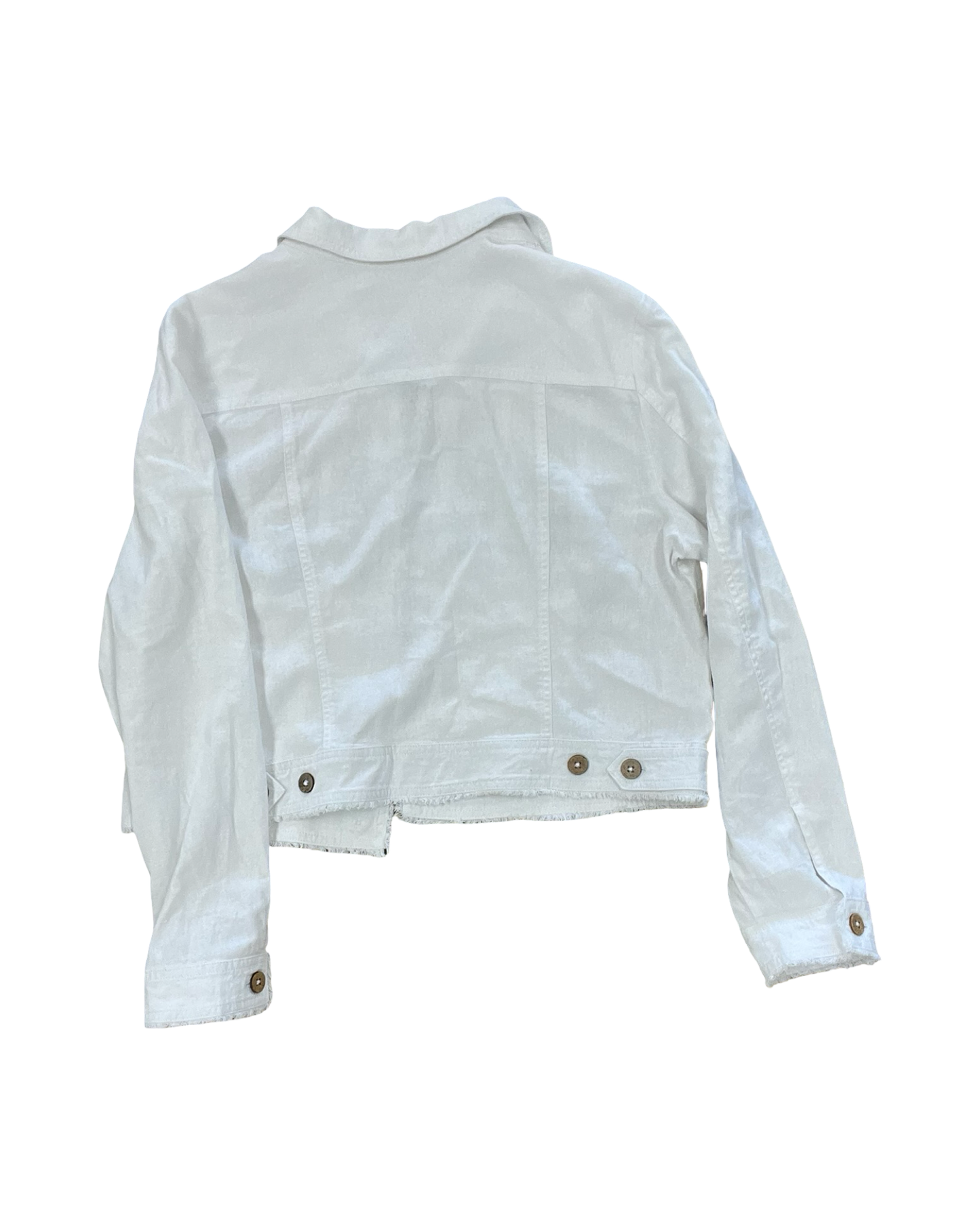 Blouse Ls By Charlie B In White, Size:L