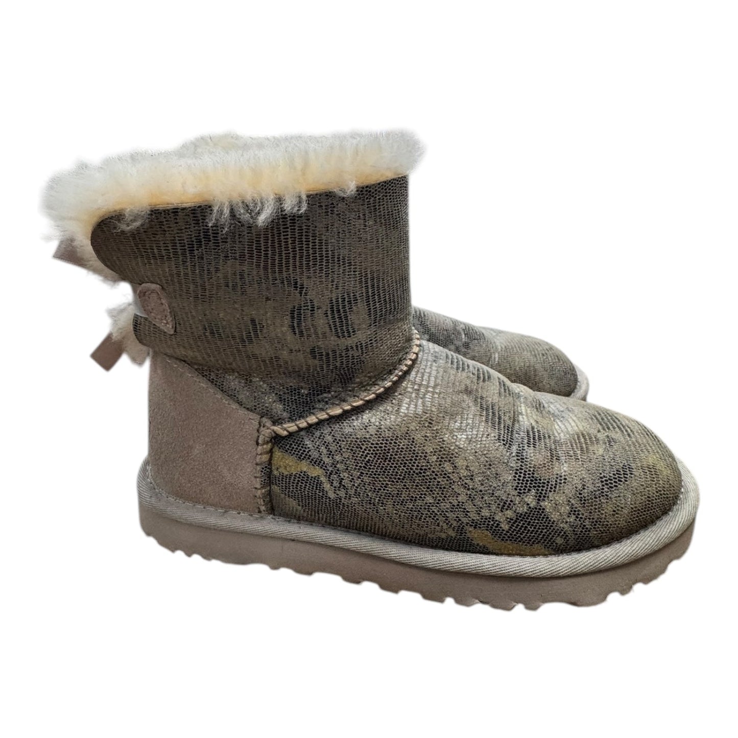 Boots Designer By Ugg In Snakeskin Print, Size:6