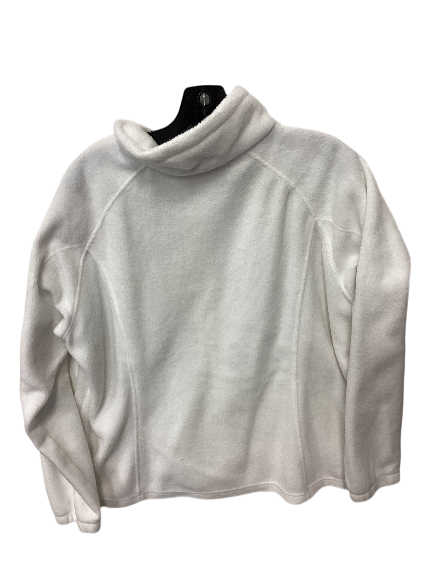 Athletic Jacket By Columbia In White, Size:2X