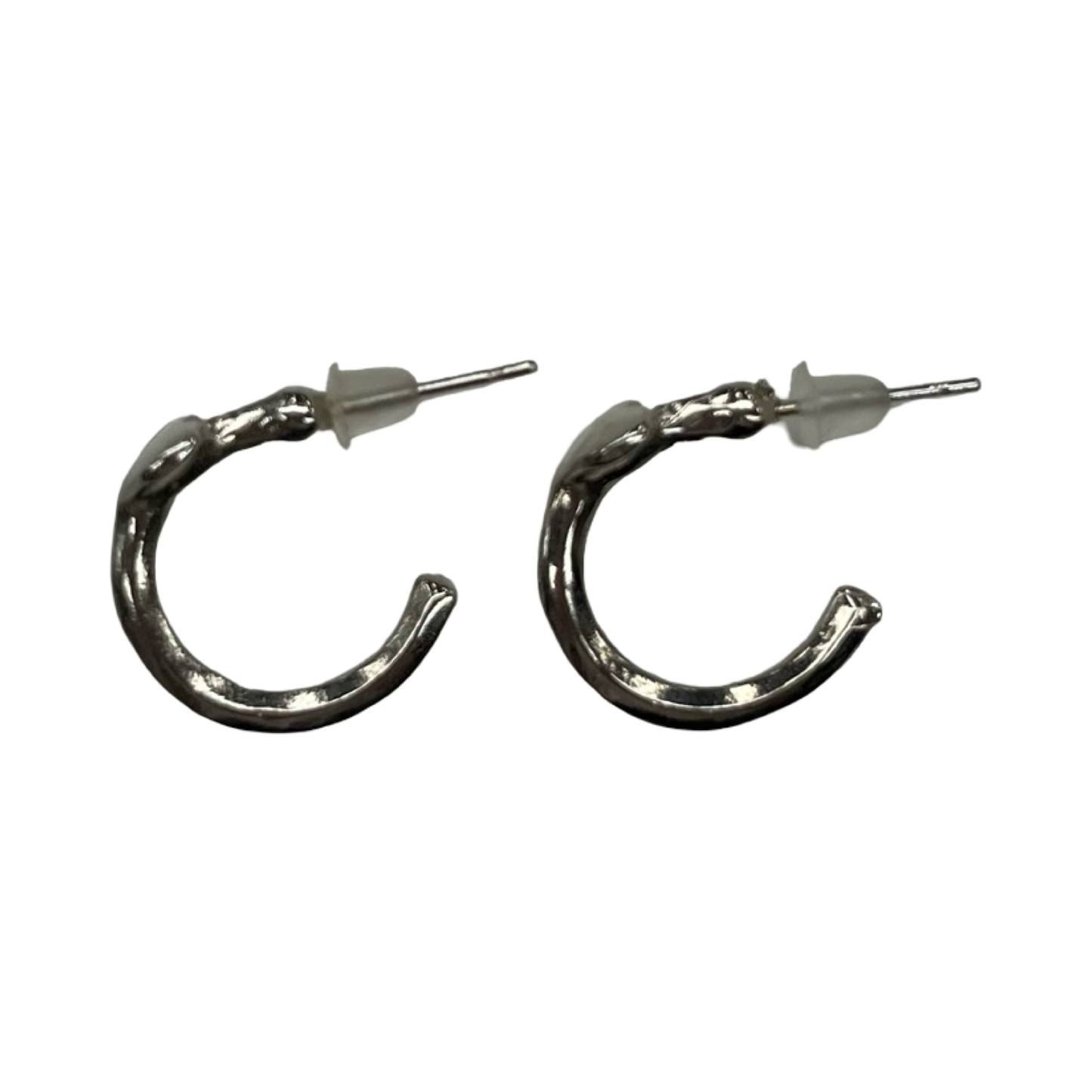Earrings Hoop By Clothes Mentor In Silver
