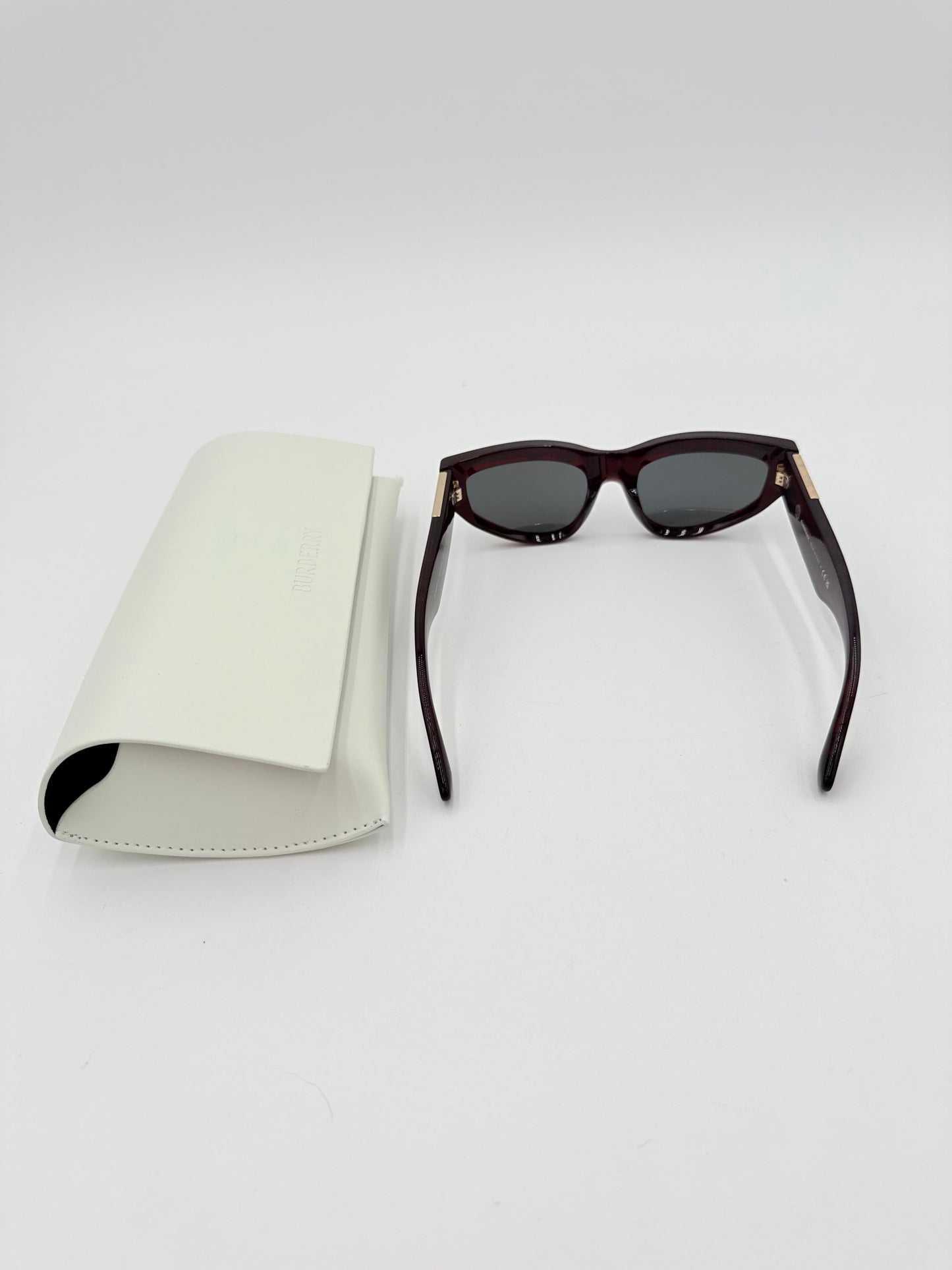 Sunglasses Luxury Designer By Burberry In Maroon