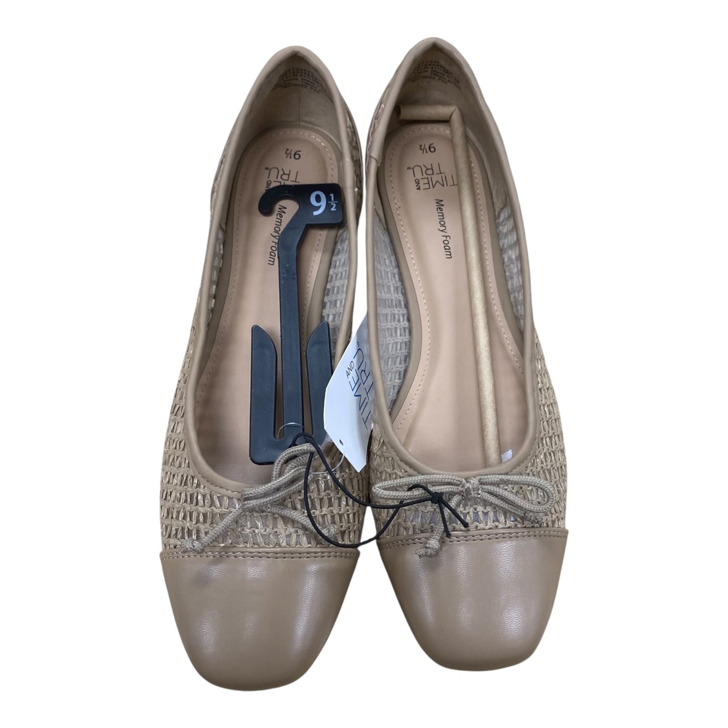 Shoes Flats By Time And Tru In Tan, Size:9.5