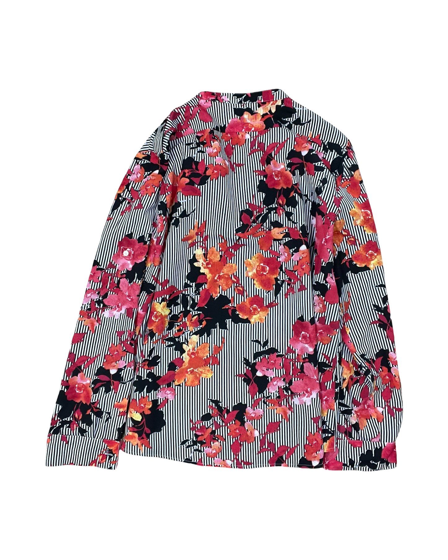 Top Ls By Calvin Klein In Floral Print, Size:Xl