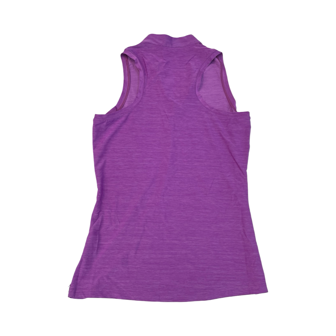 Athletic Tank Top By Nike In Purple, Size:M