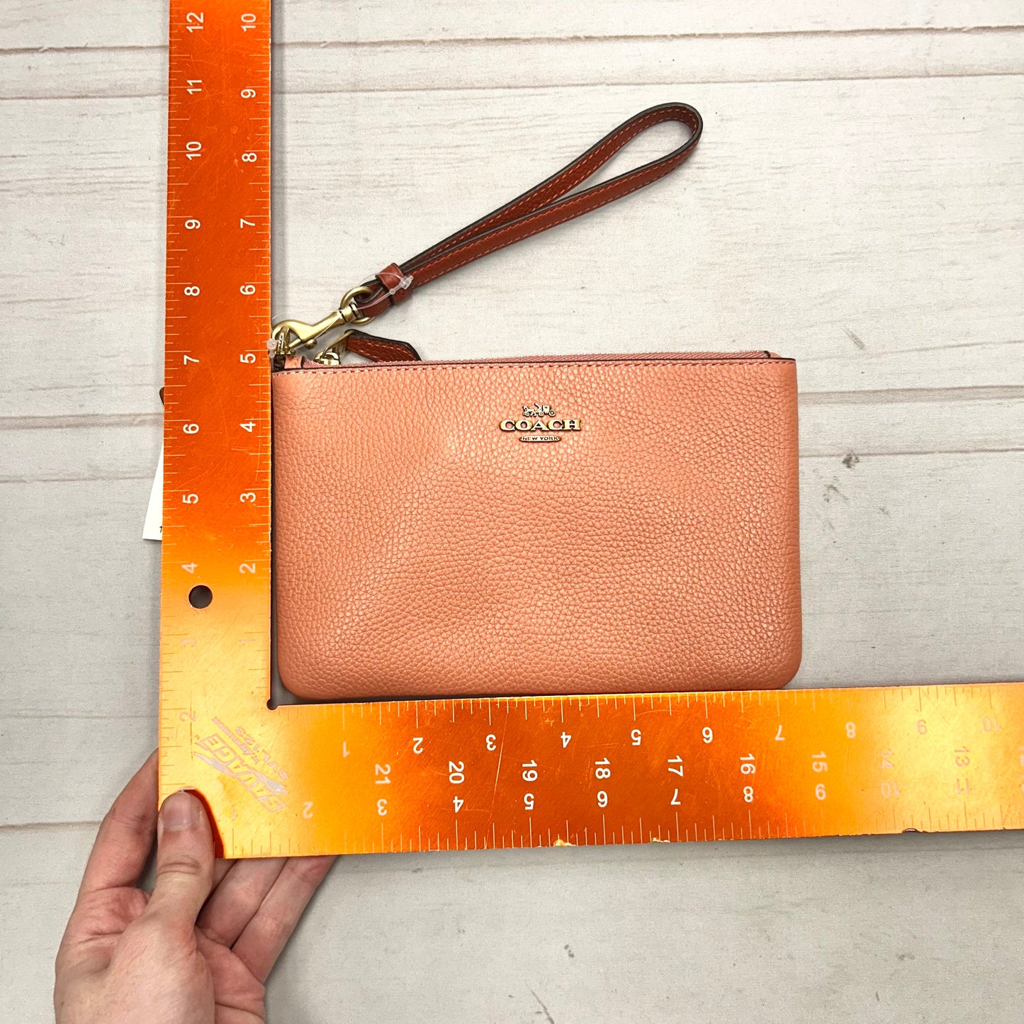 Wristlet Designer By Coach, Size: Medium