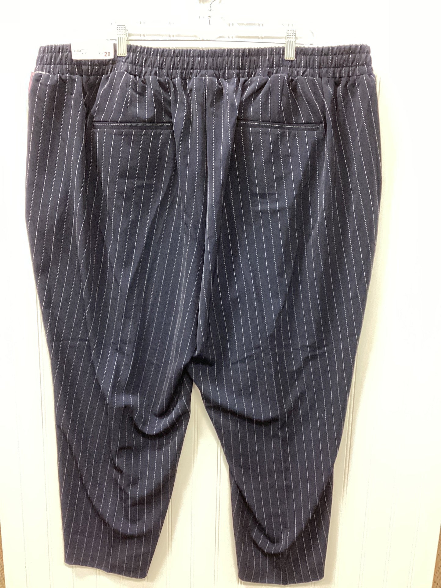 Pants Dress By Lane Bryant In Navy, Size:28