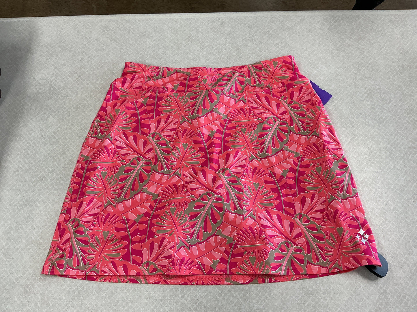 Athletic Skort By Jofit In Green & Pink, Size:S