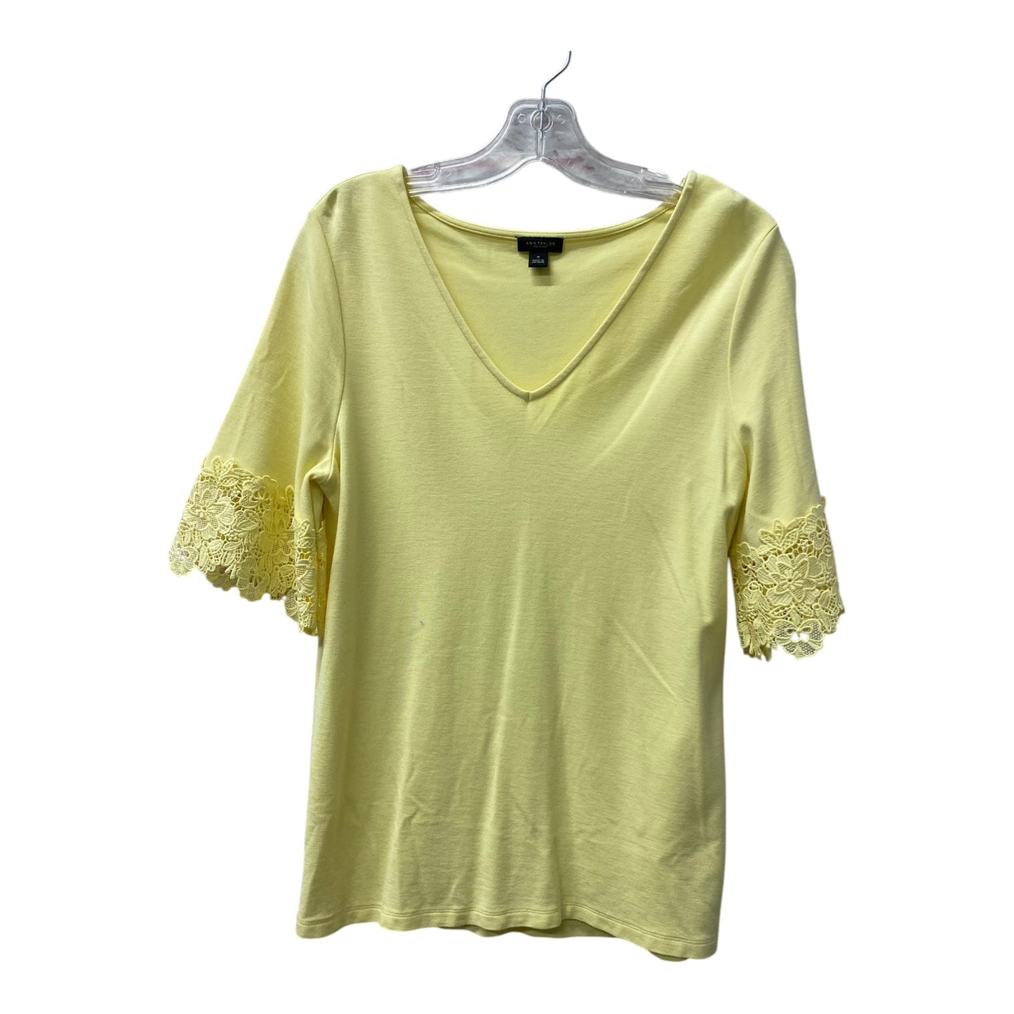 Top Ss By Ann Taylor In Yellow, Size:M