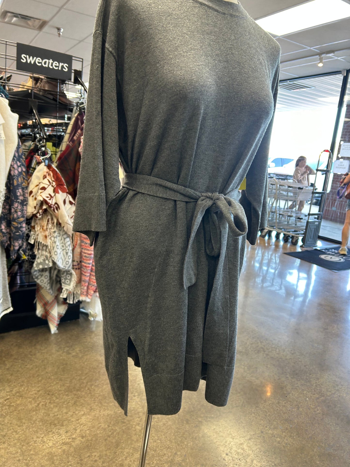 Tunic Ss By Eileen Fisher In Grey, Size:Xxs