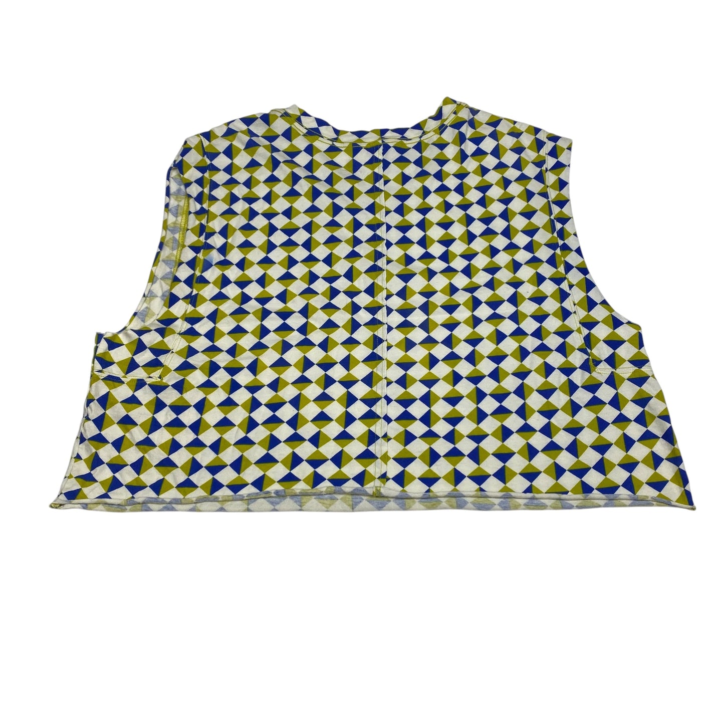 Athletic Tank Top By Free People In Blue & Green, Size:M