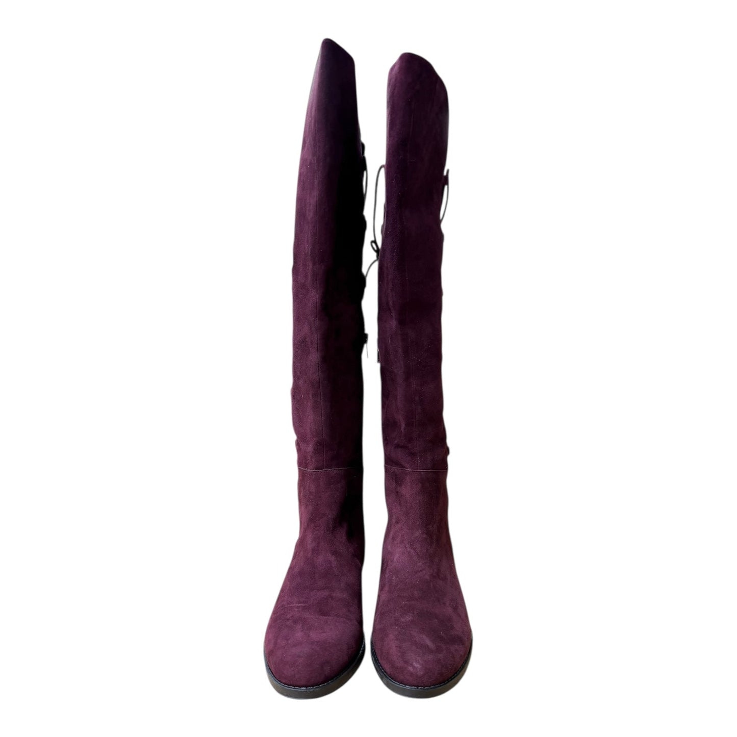 Boots Knee Flats By Vince Camuto In Purple, Size:8.5