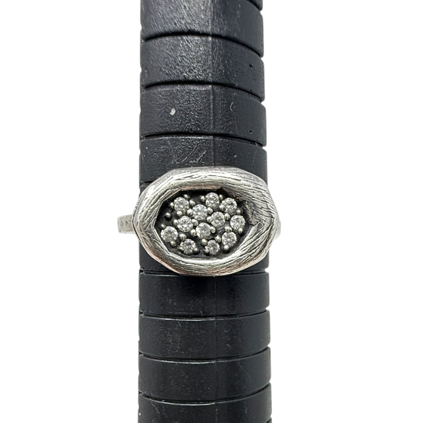 Light Dancer Cubic Zirconia Ring In Sterling Silver By Silpada, Size: 6