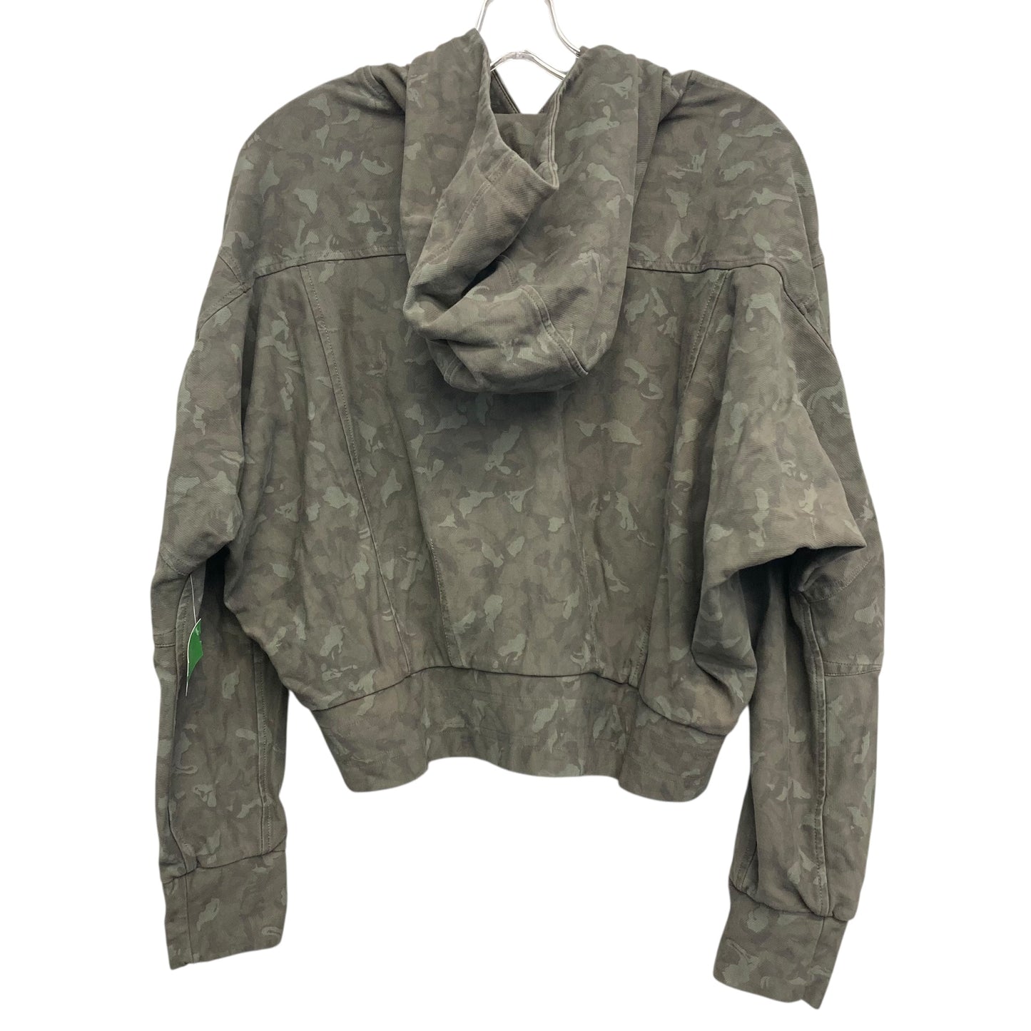 Athletic Sweatshirt Hoodie By Lululemon In Camouflage Print, Size:S