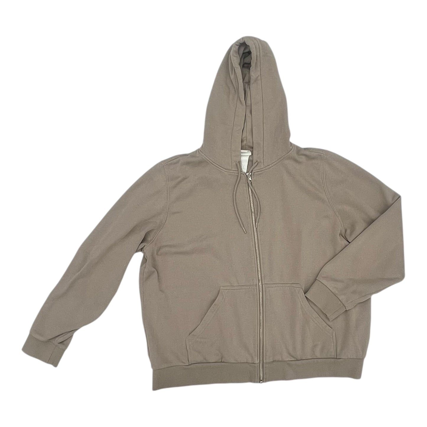 Sweatshirt Hoodie By H&M In Tan, Size:Xl