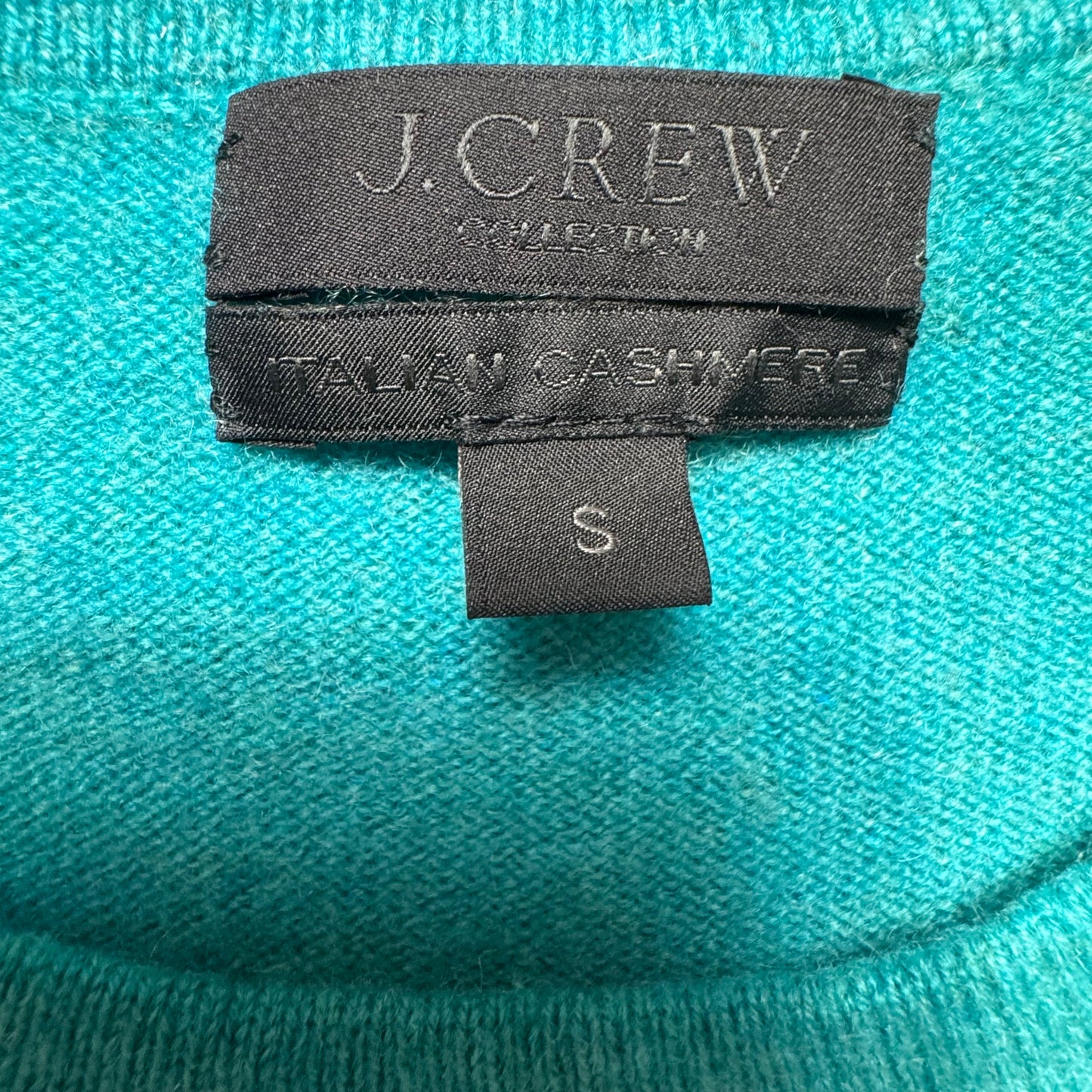 Sweater Cashmere By J. Crew In Aqua, Size: S