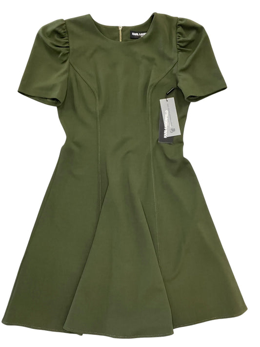 Dress Designer By Karl Lagerfeld In Green, Size:Xs