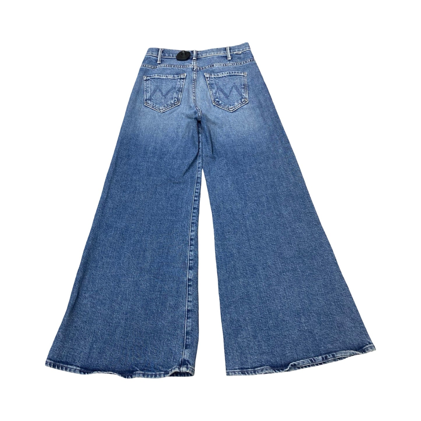 Jeans Wide Leg By Mother In Blue Denim, Size:0
