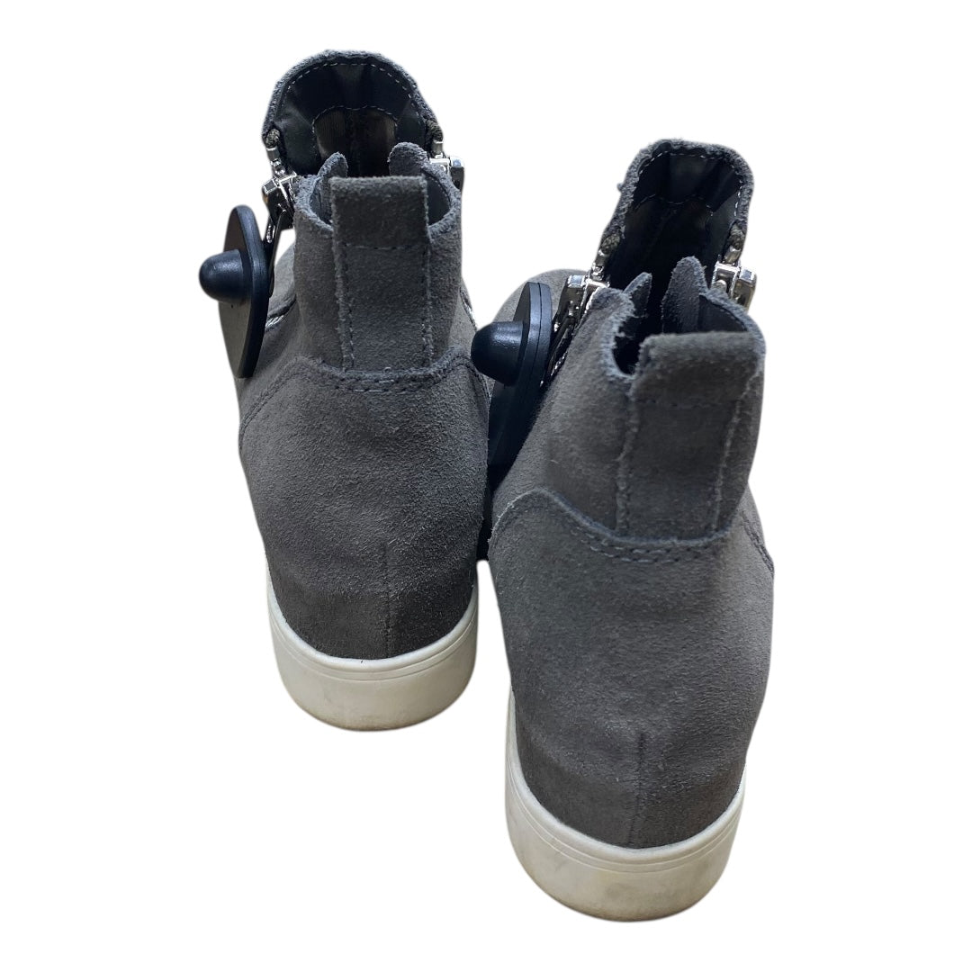 Boots Ankle Flats By Steve Madden In Grey, Size:8