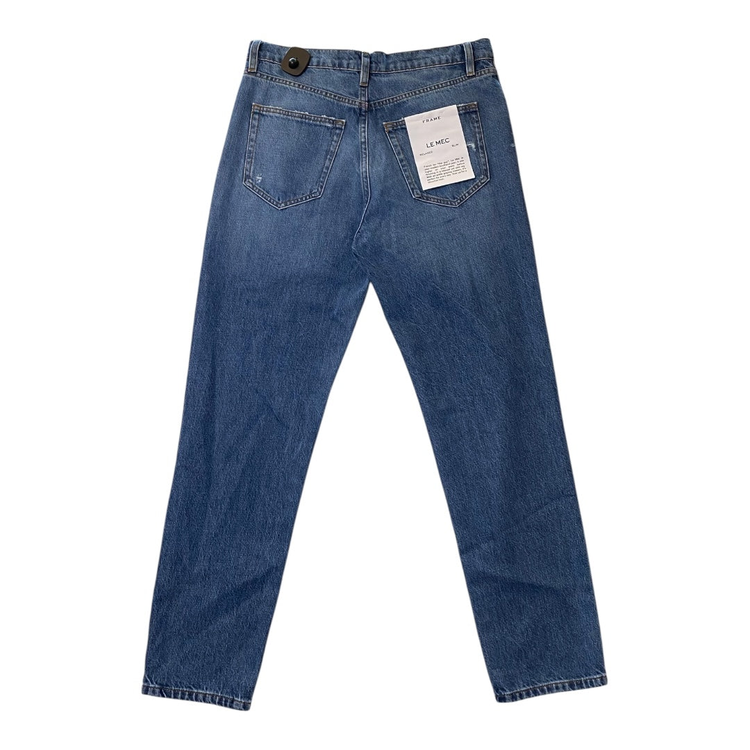 JEANS STRAIGHT by FRAME In BLUE DENIM, Size: 6