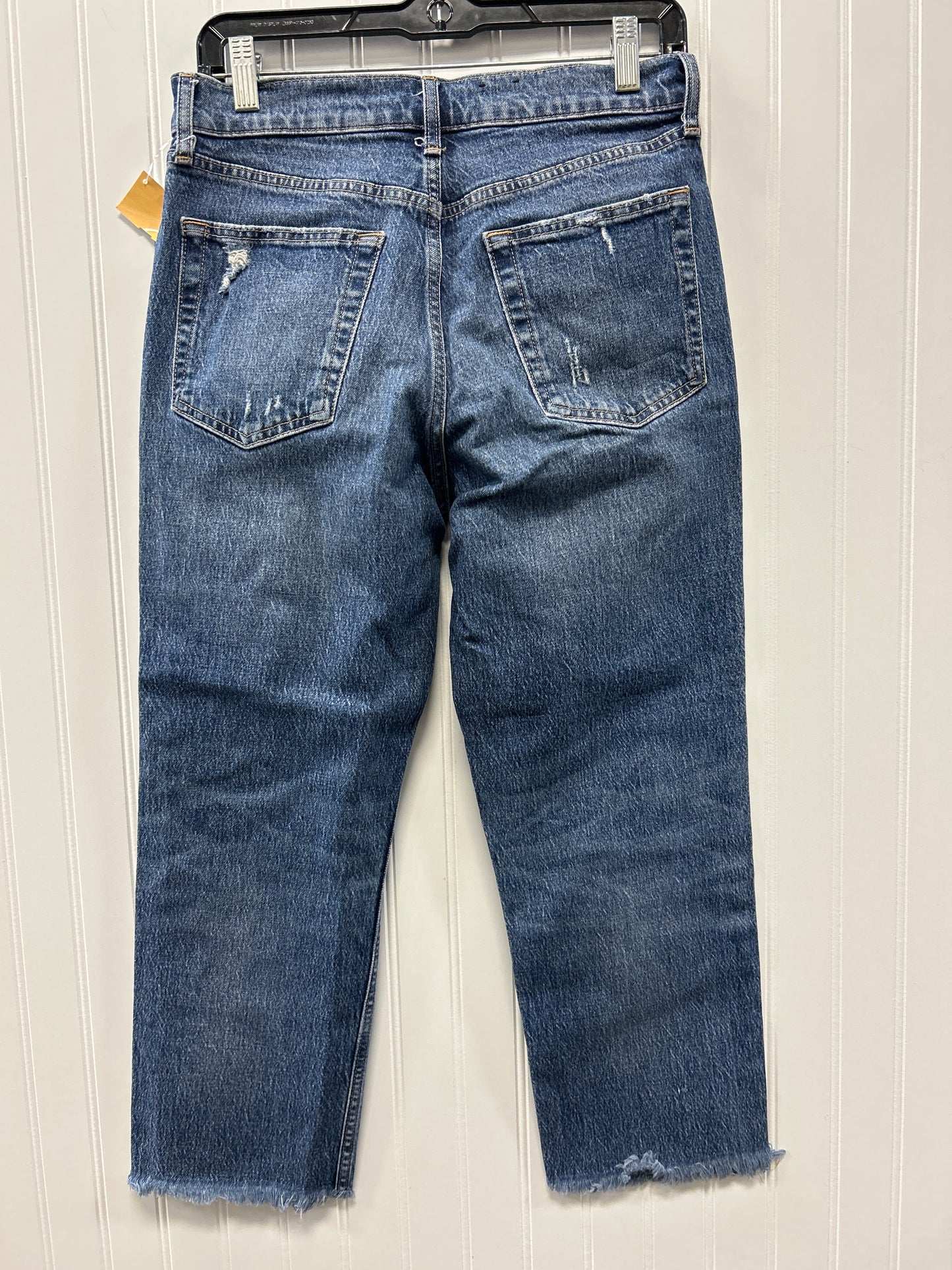 Jeans Straight By Levis In Blue Denim, Size:6