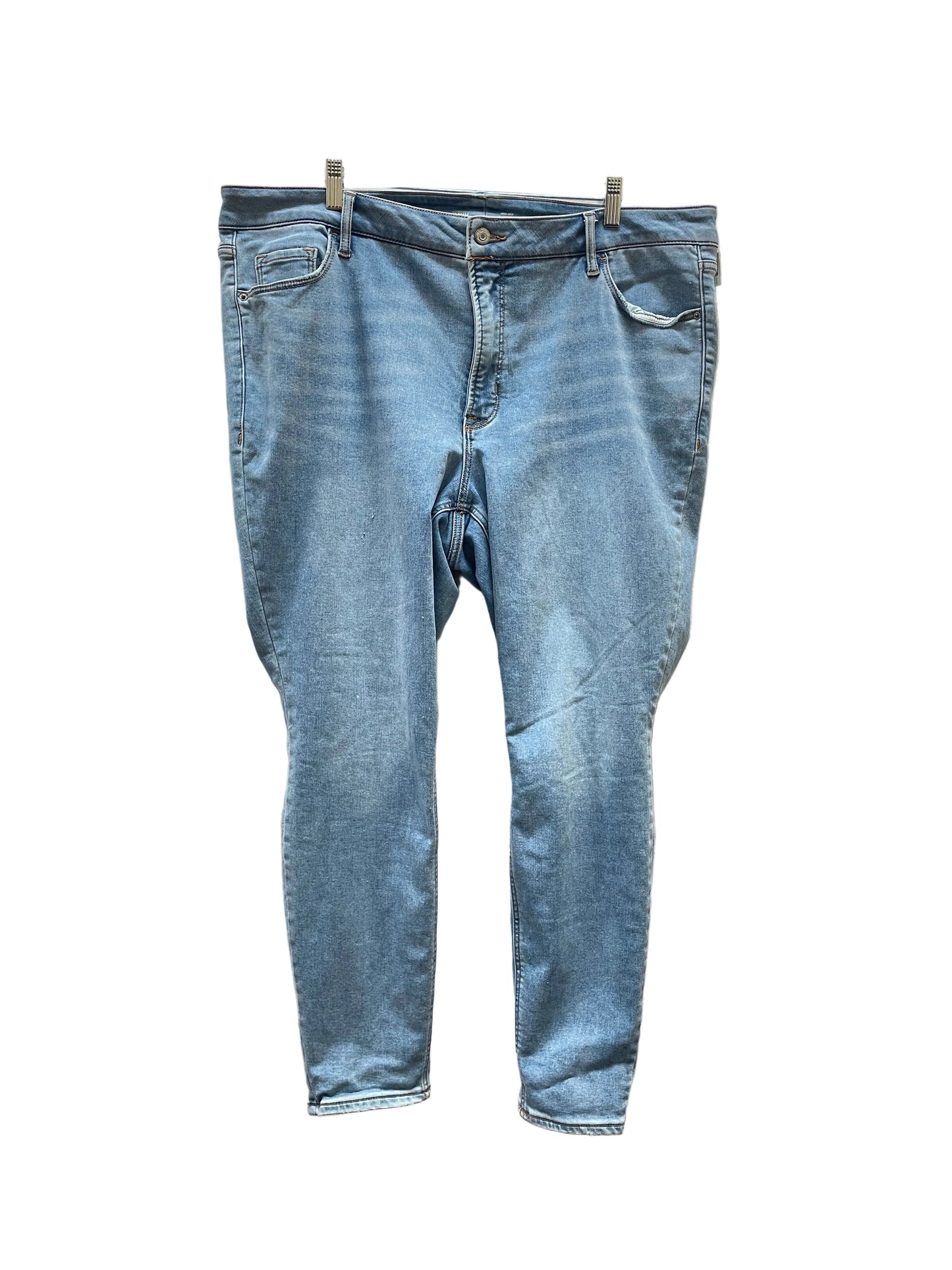 Jeans Skinny By Old Navy In Blue Denim, Size:22