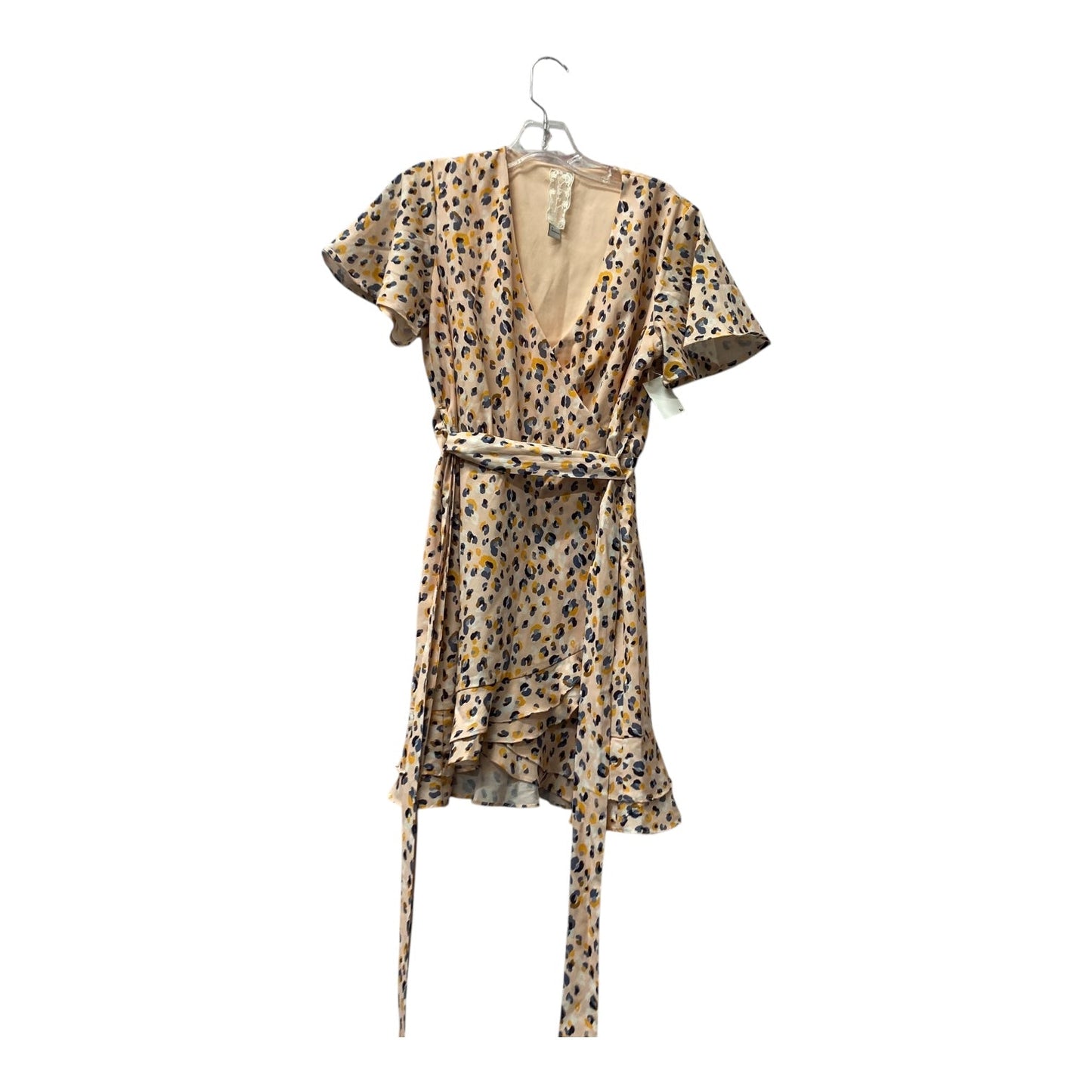 Dress Casual Short  In Orange, Size:M