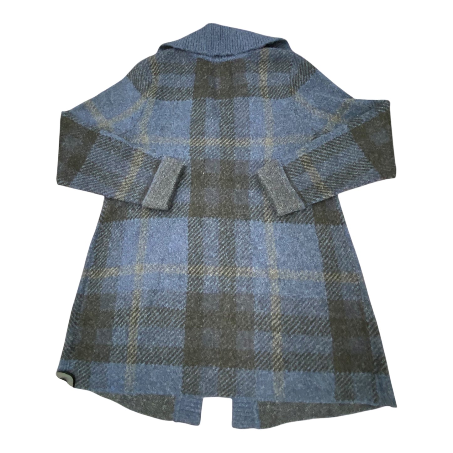 Sweater Cardigan By J. Jill In Black & Blue, Size:S