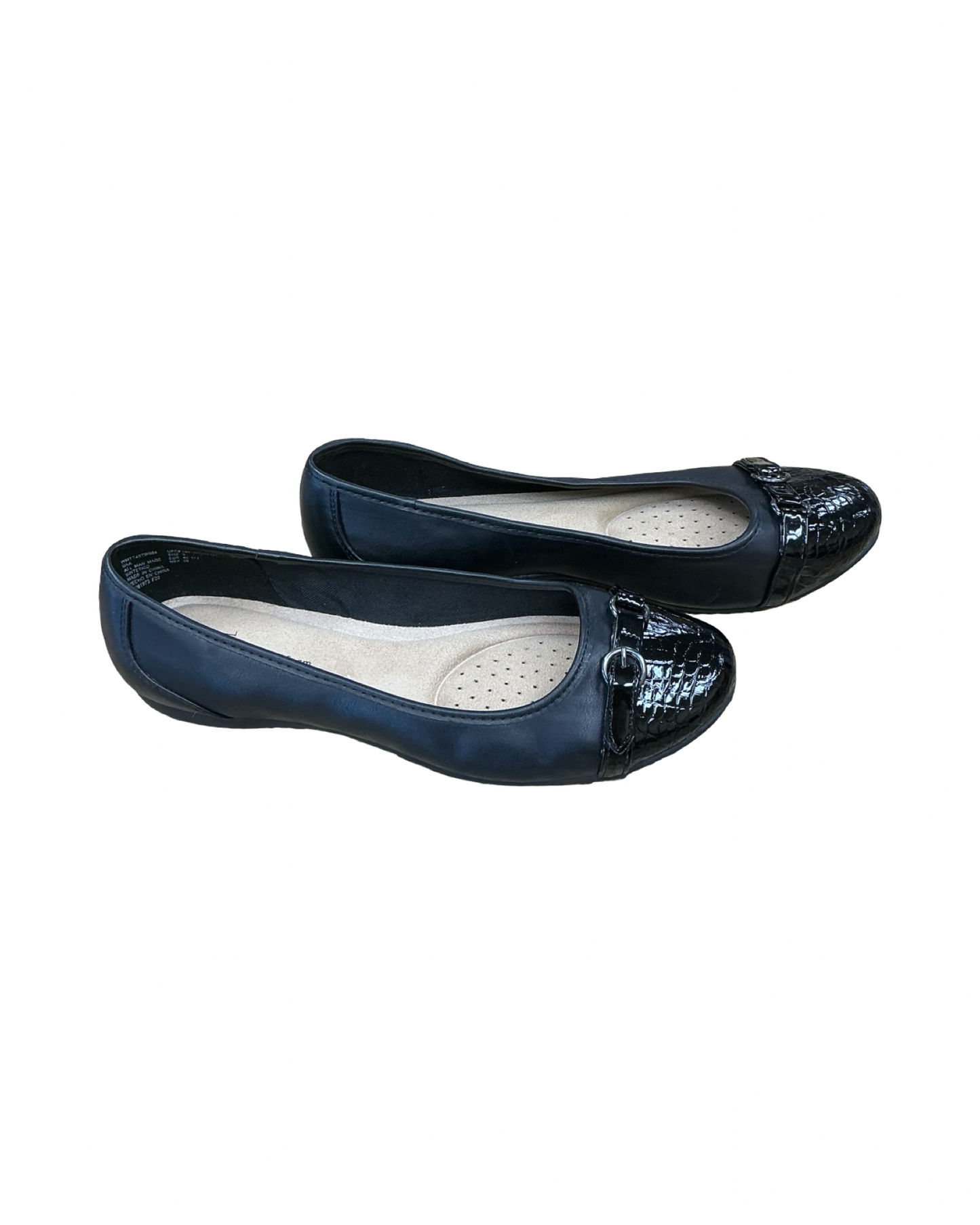 Shoes Flats By Time And Tru In Black, Size:9